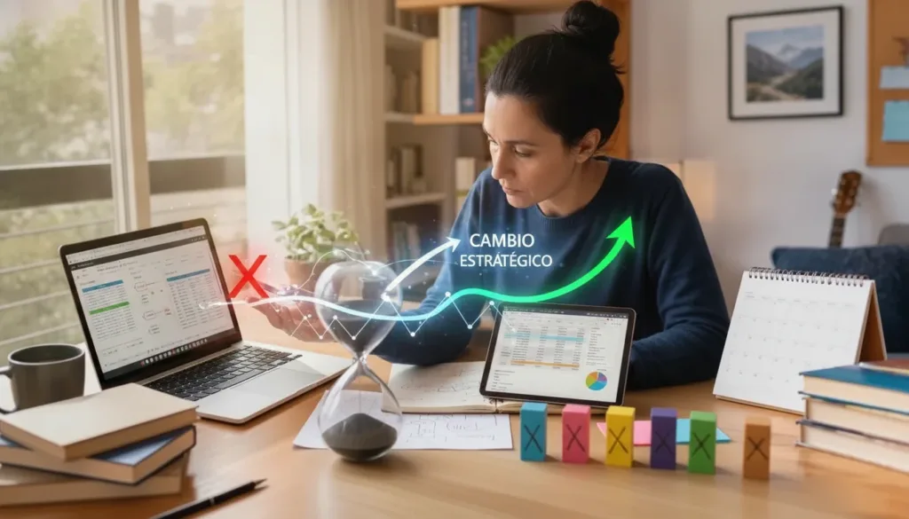 el momento exacto para cambiar de estrategia